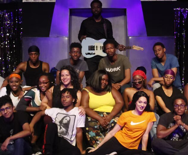 Teens in the Summer Job Training program on the main stage