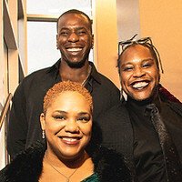 Members of Team BE backstage
